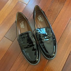 Patent Leather Franco Sarto Platform Loafers